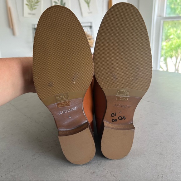 NWOT J. Crew Brown Leather Knee High Riding Boots Fall Winter Minimalist Boho 6 - Picture 7 of 9